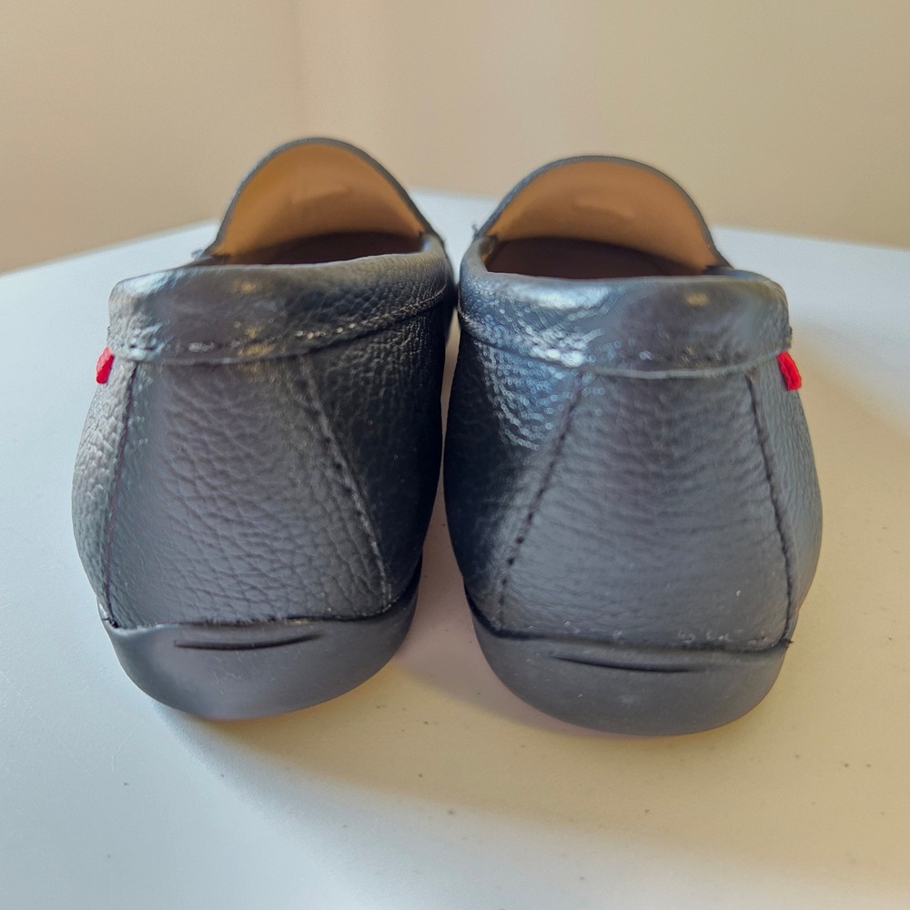 Marc Joseph New York Riviera Black Pebbled Leather Tassel Loafers Womens 7.5 - Picture 4 of 9